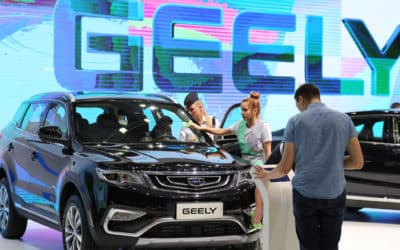 Продажи автомобилей Geely в мире в 2017 году выросли в 1,6 раза